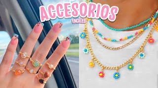 CREA ACCESORIOS BONITOS SIN GASTAR MUCHO DINERO 8 IDEAS FACILES DE MODA AESTHETIC [upl. by Eicnarf795]