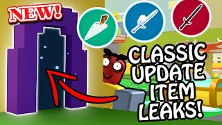 All NEW CLASSIC EVENT UPDATE LEAKED ITEMS In Bee Swarm Simulator [upl. by Arras]