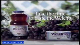 Welchs Grape Juice Commercial 1990 [upl. by Horick]