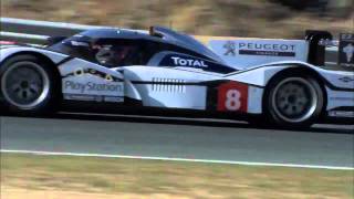 Peugeot 908 HYbrid4 Testing  Estoril incar [upl. by Xirdnek]