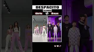 DESPACITO ll Slowed ❤️ ll Boys vs Girls ll despacito viralreels trendingshorts [upl. by Magdau883]