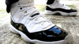 Quick Look Air Jordan XI Concord Retro 2000 [upl. by Enitsirc]