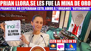 MIRA ¡CLAUDIA EXHIBE ESTO ERA EL BOTIN ESCONDIDO DEL PRIAN SE CUMPLE EL DESEO DE AMLO Y DE MEXICO [upl. by Inaluiak]