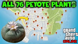 GTA Online 0 All 76 Peyote Plant locations [upl. by Asus]