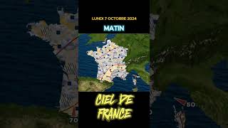 Prévision météo France pour demain le Lundi 7 Octobre 2024 france meteo meteofrance information [upl. by Millford663]