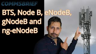 BTS Node B eNodeB gNodeB and ngeNodeB [upl. by Ailad]