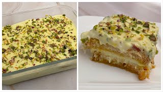 15 Minutes Dessert Recipe With 2 Cups Of Milk  Instant Malai Cake 15 मिनट मे बहुत स्वादिष्ट मिठाई [upl. by Ned]