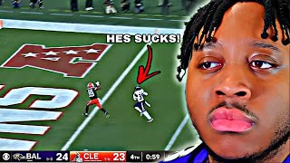 Ravens Fan CRASHES OUT After Loss vs The Browns  Ravens vs Browns 2024 Week 8 Game Highlights [upl. by Oletta]