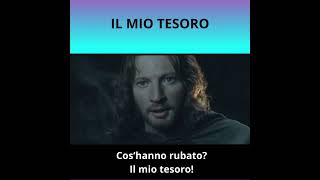 Learn Italian with GOLLUM  IL MIO TESORO italianlanguage italianmovies learnitalian [upl. by Cadel]