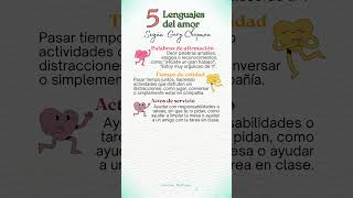 5 LENGUAJES DEL AMOR 💕 [upl. by Kliment]