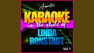 Hurt So Bad In the Style of Linda Ronstadt Karaoke Version [upl. by Ettennor691]