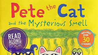 🤢🍕😹 Pete the Cat and the Mysterious Smell  GoKidz  Read Aloud Book  Read Along [upl. by Noonan]