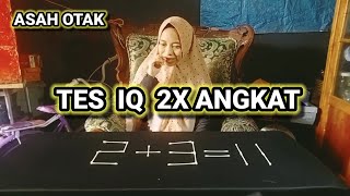 Tes iq hanya 2 X angkat batang koreksoal jadi betulbukansulap [upl. by Corneille]