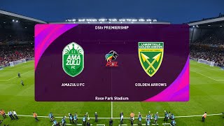 AmaZulu FC vs Lamontville Golden Arrows 25052024 DStv Premiership PES 2021 [upl. by Patman]