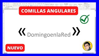 Cómo Hacer el SIGNO de COMILLAS ANGULARES  2023 [upl. by Chariot892]