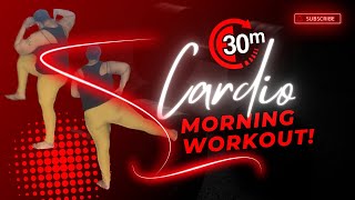 Watch Me Do a 30 Minute Cardio Workout  My Weight Loss Journey to 180 Pounds  No More Excuses [upl. by Favien381]