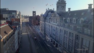 Amsterdam empty streets during lockdown coronavirus COVID19 [upl. by Ajnot]