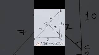 TRIANGLE  SIMILARITY  CLASS 10TH EXERCISE [upl. by Newmark298]