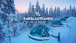 OFFICIAL  Kakslauttanen Arctic Resort in wintertime [upl. by Nirad]