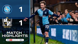 HIGHLIGHTS  Wycombe 11 Port Vale [upl. by Edora443]