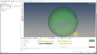 Setting a mesh for explosion analysis in HyperMesh  part 1 [upl. by Enyawad368]