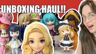 ADORABLE RANDOM UNBOXING Strawberry Shortcake amp Anime Nendoroid dolls HAUL [upl. by Haelahk]