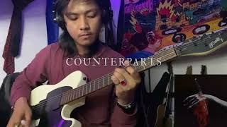 COUNTERPARTS  Wings of Nightmares short guitar cover [upl. by Lacefield91]