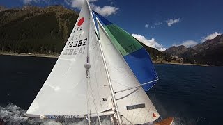 Fireball Italia 2014  Very Hight Sailing Ceresole Reale 1700m sl [upl. by Hodess821]