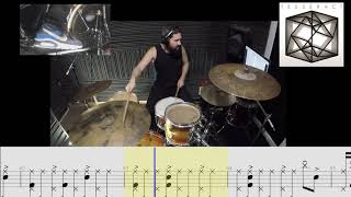 TESSERACT  Nocturne Drum Cover  Score [upl. by Einnaffit]