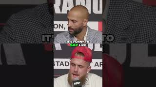 Jake Paul postmatch interview  shocking words jakepaul jakepaulvsmiketyson connormacgregor ufc [upl. by Molloy]