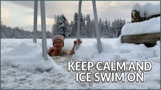 Ice Swimming in Finland  Frozen Therapy for Mind and Body [upl. by Ecilef]