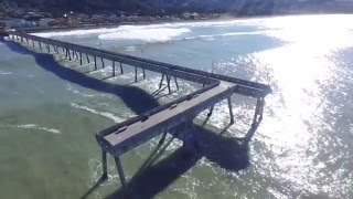 Pacifica Pier Damaged [upl. by Notsek555]