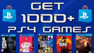 How to get 1000 PS4 games for FREE in 30 seconds [upl. by Ariayek20]