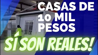 ANÁLISIS  CASAS PREFABRICADAS CHINAS de 10 mil pesos sí son reales experiencia de compra [upl. by Anaiek]