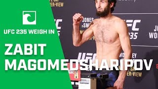 Zabit Magomedsharipov Full UFC 235 Early Weigh In Video [upl. by Imugem]