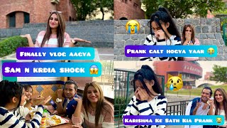 Vlog karte hue hogya prank karishma par🙁 or voh bhi galat hogya 😭 youtube youtubeindia vlog [upl. by Manuela]