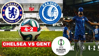 Chelsea vs Gent 42 Live Stream UEFA Conference League Football Match Score 2024 Highlights KAA FC [upl. by Ninos]