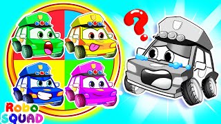 Find My Color Song 🌈😱 Meet Our Baby Brother  Nursery Rhymes  RoboSquad Kids Songs [upl. by Nylodnew]