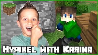 Playing Hypixel With Karina  Minecraft [upl. by Olli]