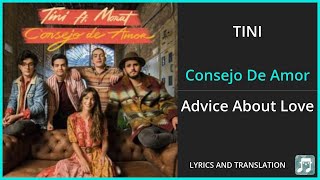 TINI  Consejo De Amor Lyrics English Translation  ft Morat  Spanish and English Dual Lyrics [upl. by Eednil]