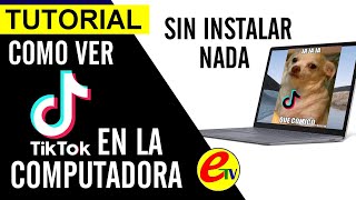 ✅ COMO VER TIKTOK EN LA COMPUTADORA BIEN EXPLICADO TUTORIAL [upl. by Anoid]