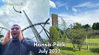 HansaPark Vlog  Epic Europe Theme Park Road Trip  July 2023 [upl. by Yauqram]