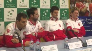 Pre Draw Press conference Team SUI [upl. by Elatsyrc]