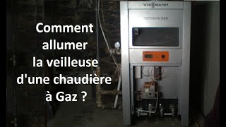 Comment allumer la veilleuse dune chaudière à gaz viessmann [upl. by Aissyla536]