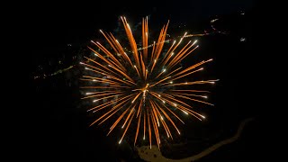 Lemon Bay Englewood  4th of July Firework Show  From the Sky [upl. by O'Kelly]