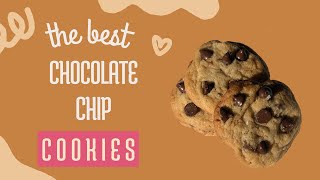 The BEST Chocolate Chip Cookies  Easy and Simple  TASTY [upl. by Yelekreb]