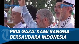 PRIA GAZA KE BANGKALAN HADIRI AKSI Bela Palestina Bangga Bersaudara Indonesia [upl. by Trainer]