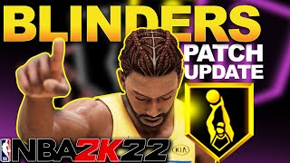 2k22 BLINDERS BADGE  PATCH UPDATE  BEST BADGE LEVEL [upl. by Dare]