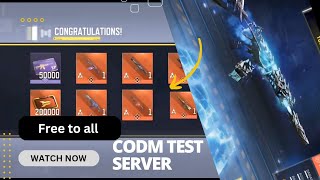 How to download TEST SERVER and get FREE MYTHIC WEAPONSFREECP in COD MOBILE Global Season 89 2024 [upl. by Owades]