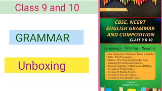 CBSE NCERT ENGLISH GRAMMAR AND COMPOSITION CLASS 9 amp 10 Unboxing [upl. by Hoffert]